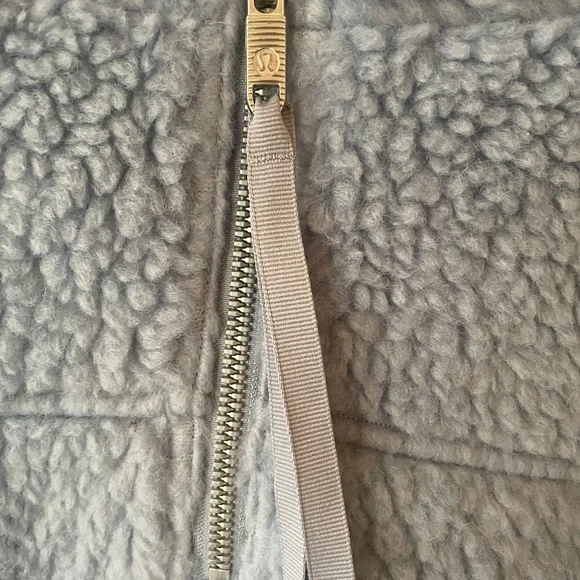 New Lululemon Wool Whenever Crew Chambray Sherpa Pullover Size 8 - Picture 7 of 7